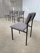 (4) set vintage dining chairs - Dutch design - Gijs van der Sluis / Martin visser style - 1970s