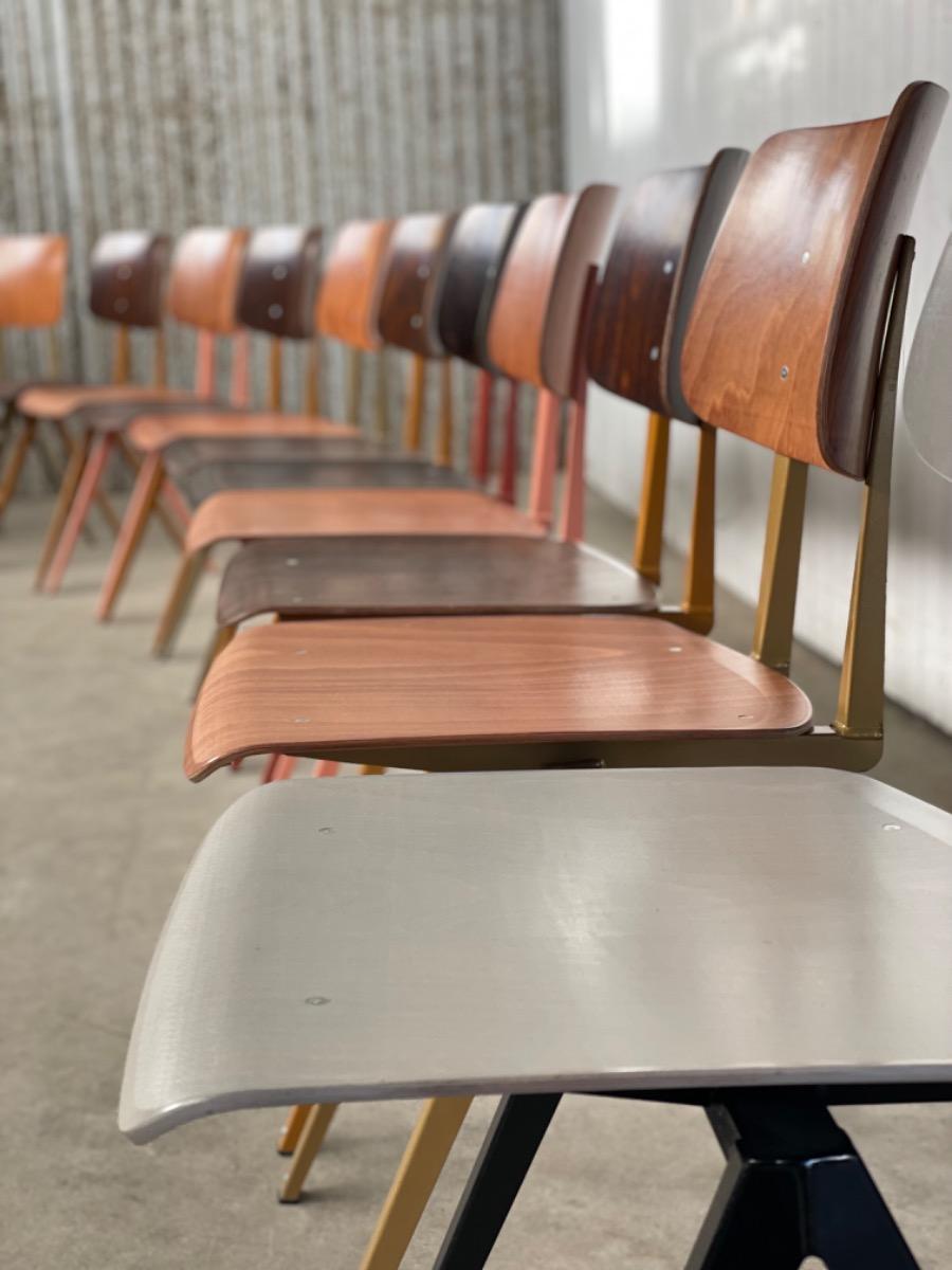 3x Galvanitas s16 chairs - Dutch design - 2000s