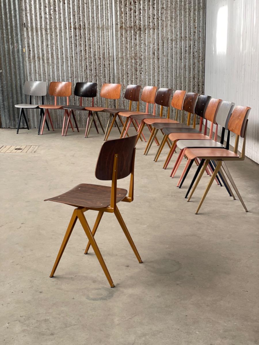 3x Galvanitas s16 chairs - Dutch design - 2000s