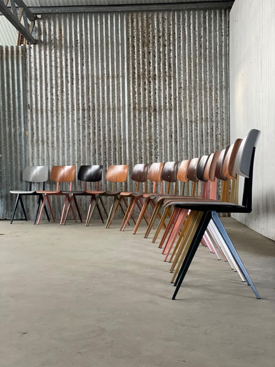 3x Galvanitas s16 chairs - Dutch design - 2000s