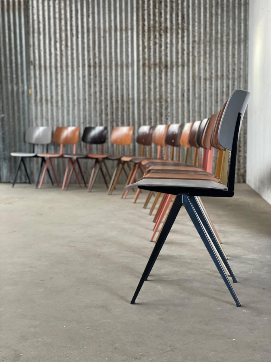 3x Galvanitas s16 chairs - Dutch design - 2000s