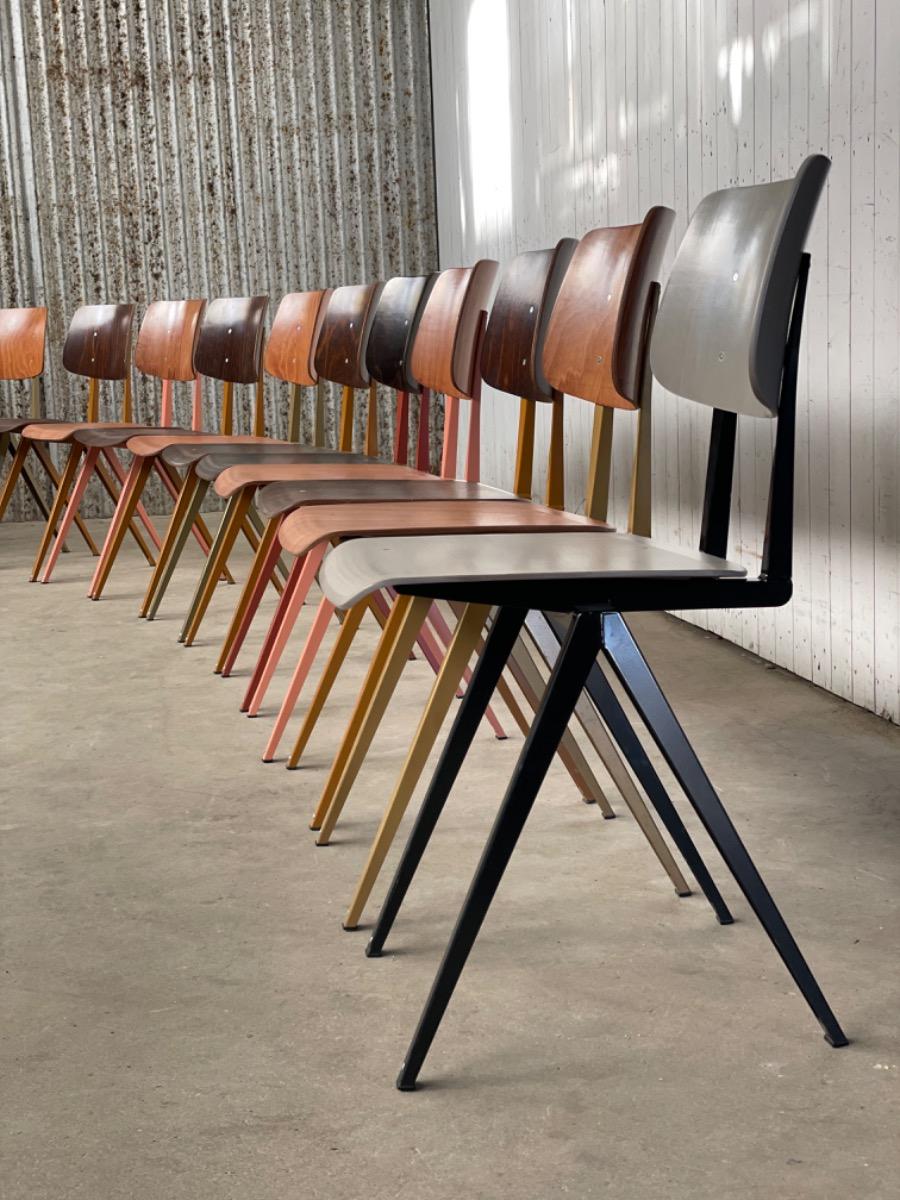 3x Galvanitas s16 chairs - Dutch design - 2000s