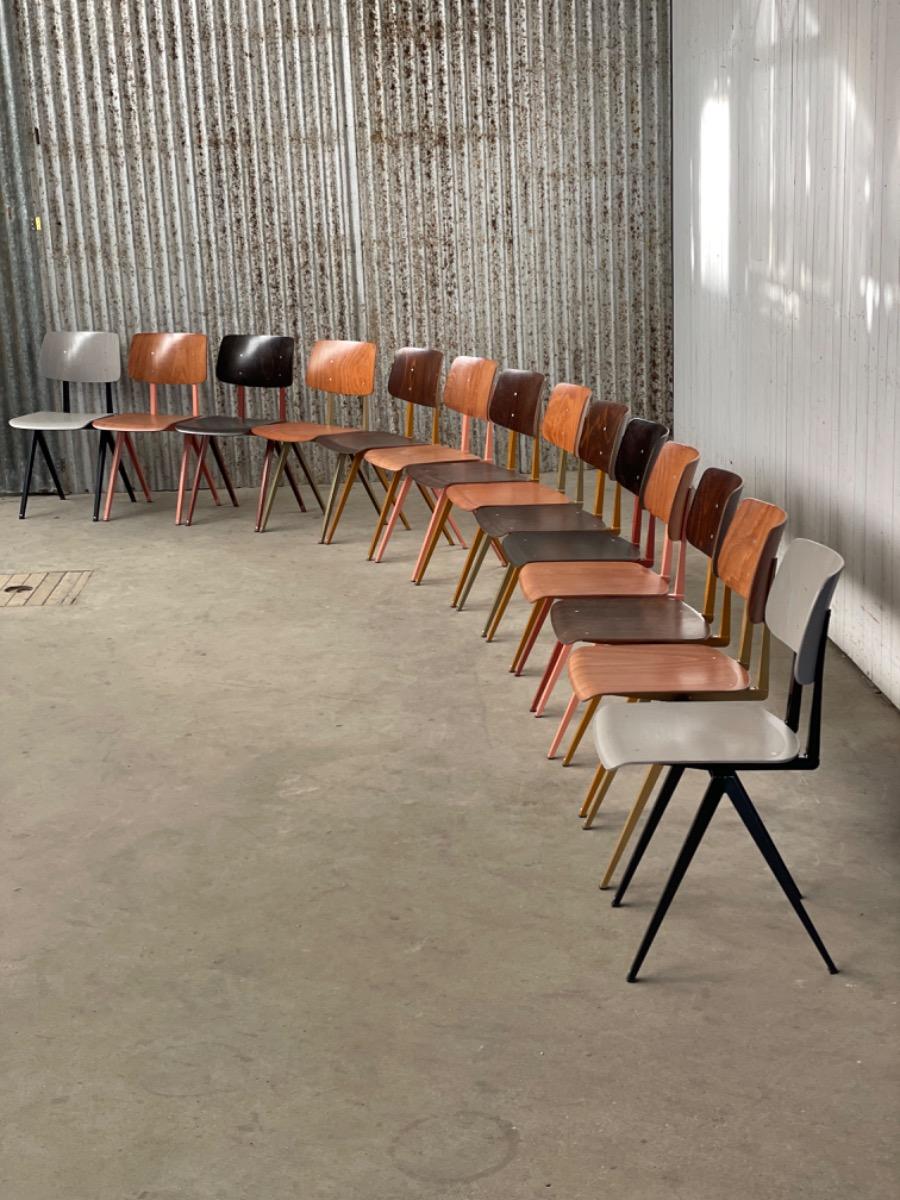 3x Galvanitas s16 chairs - Dutch design - 2000s