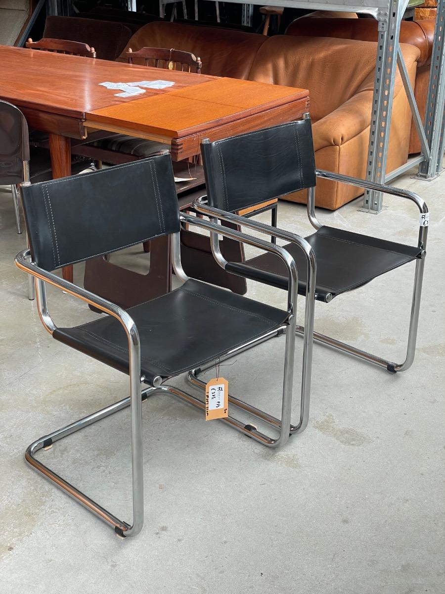 1x Dining chair S34 by Mart stam Linea Veam, Italy 1970s