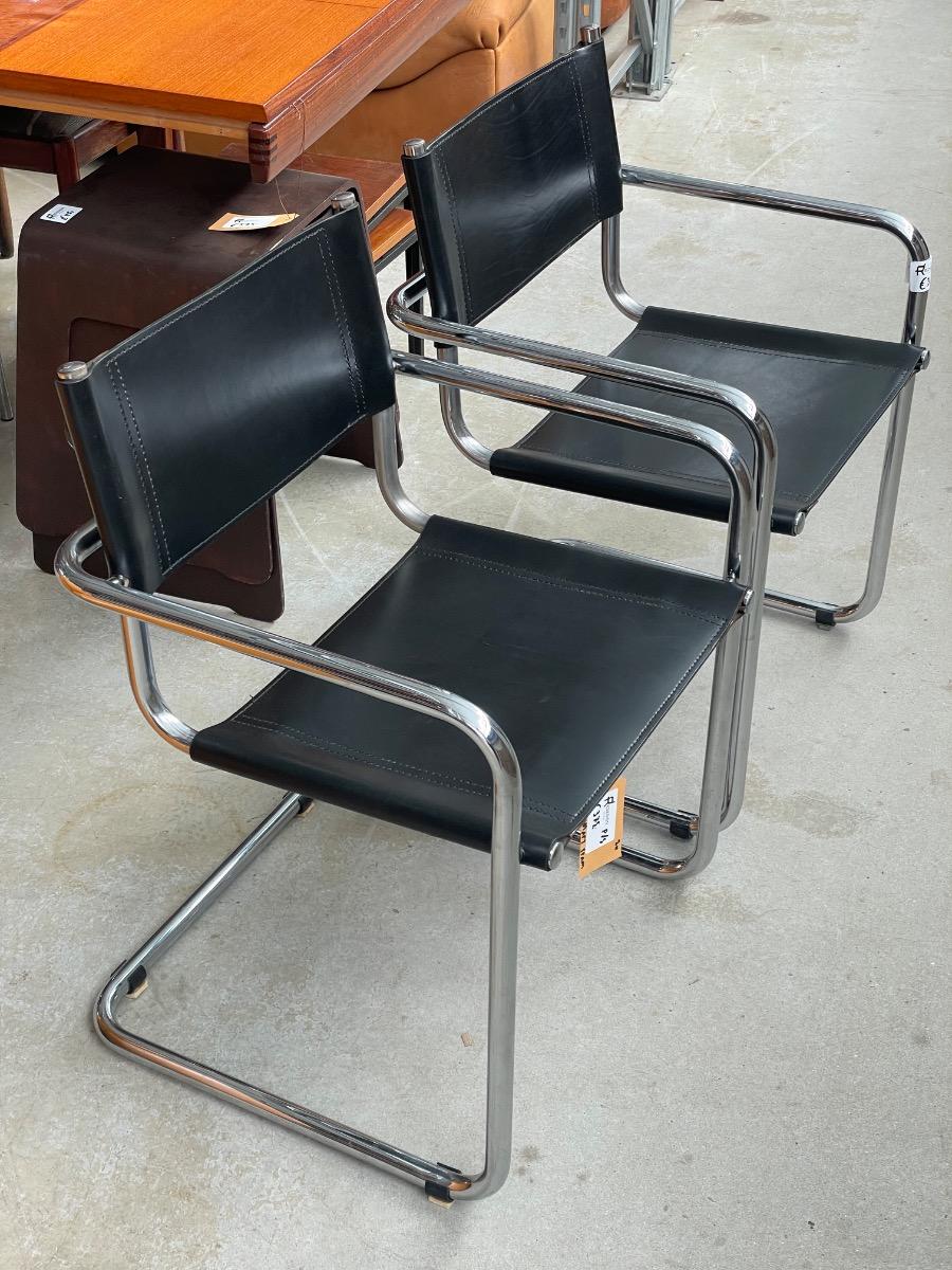 1x Dining chair S34 by Mart stam Linea Veam, Italy 1970s