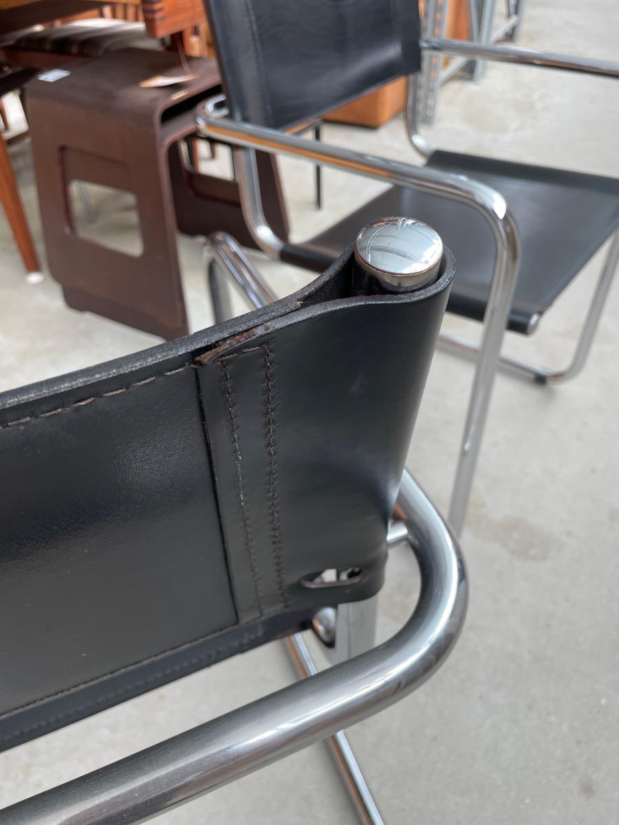 1x Dining chair S34 by Mart stam Linea Veam, Italy 1970s