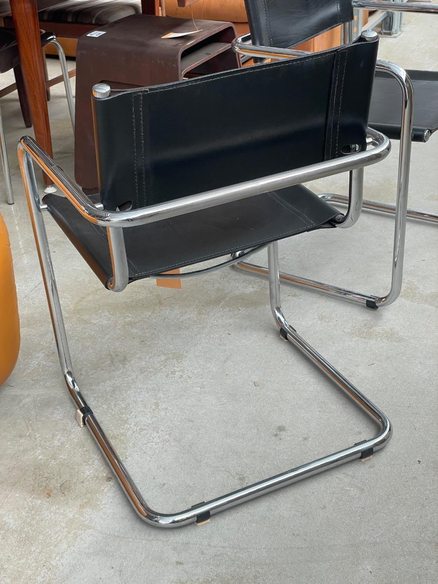 1x Dining chair S34 by Mart stam Linea Veam, Italy 1970s