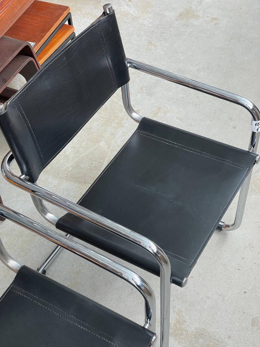 1x Dining chair S34 by Mart stam Linea Veam, Italy 1970s