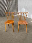 2 Vintage chairs - Scandinavian design - wood