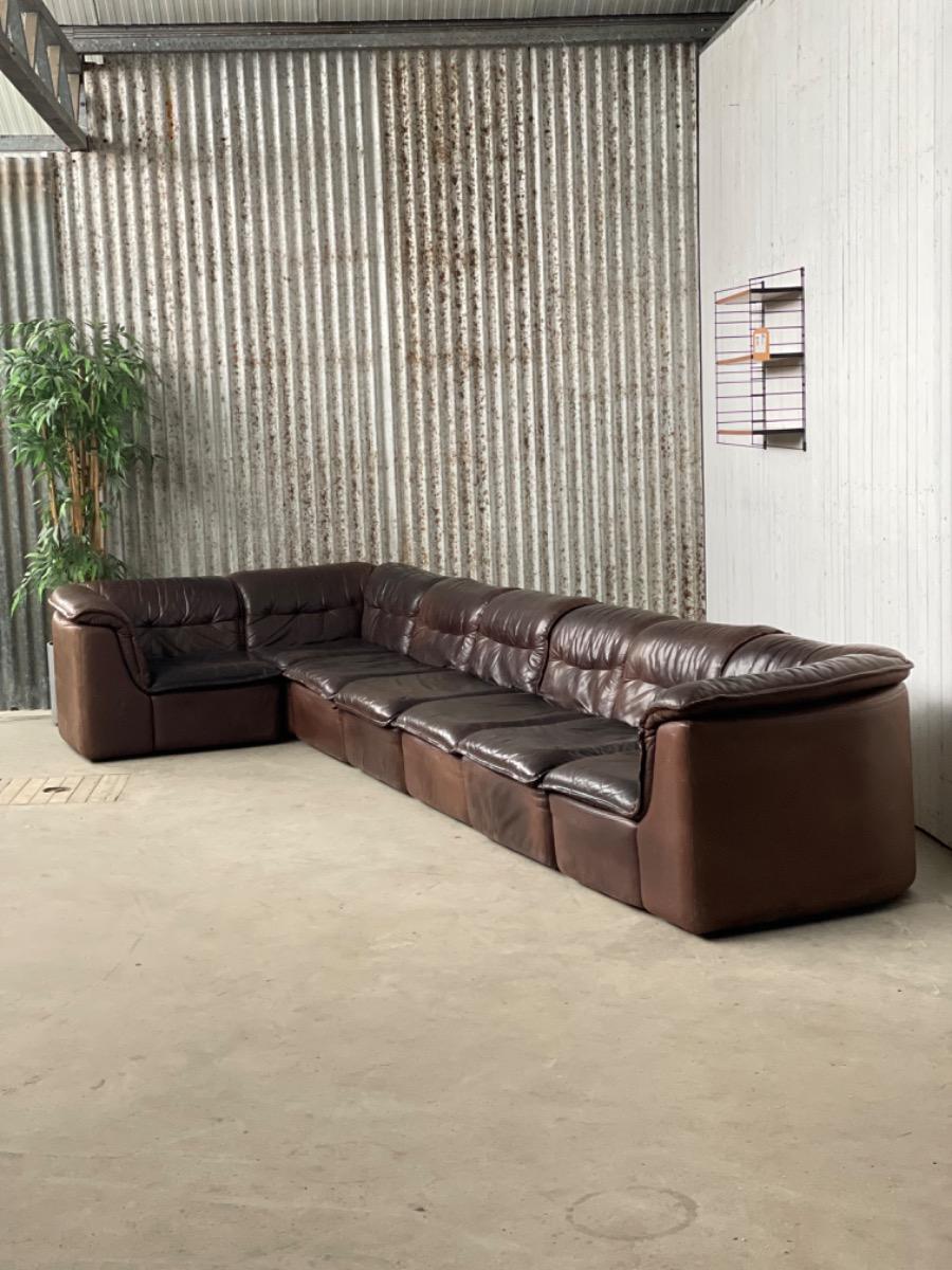 Vintage modular sofa Rolf Benz 1970s
