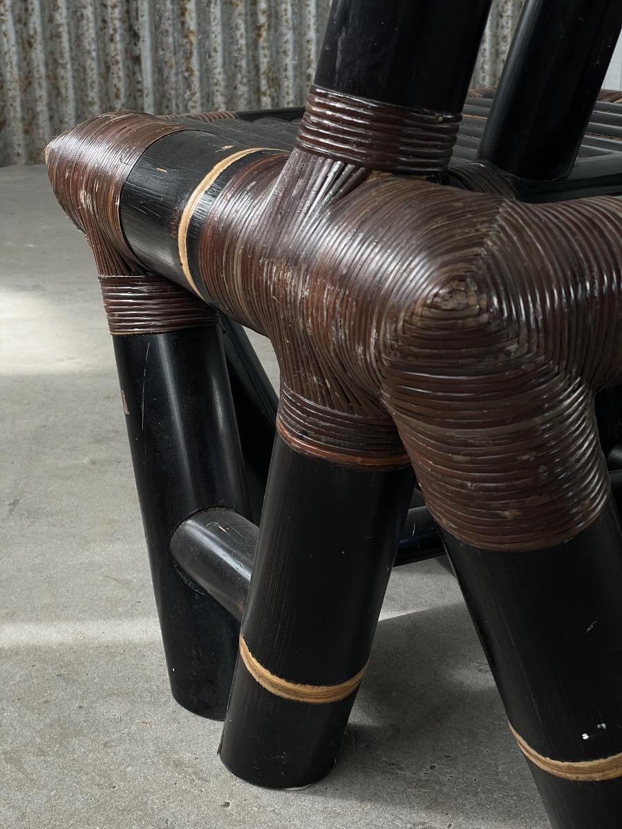 Vintage bamboo chair 