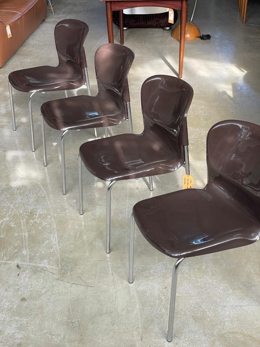 4x SM 400 Dining chairs by Gerd Lange for Drabert, 1970s