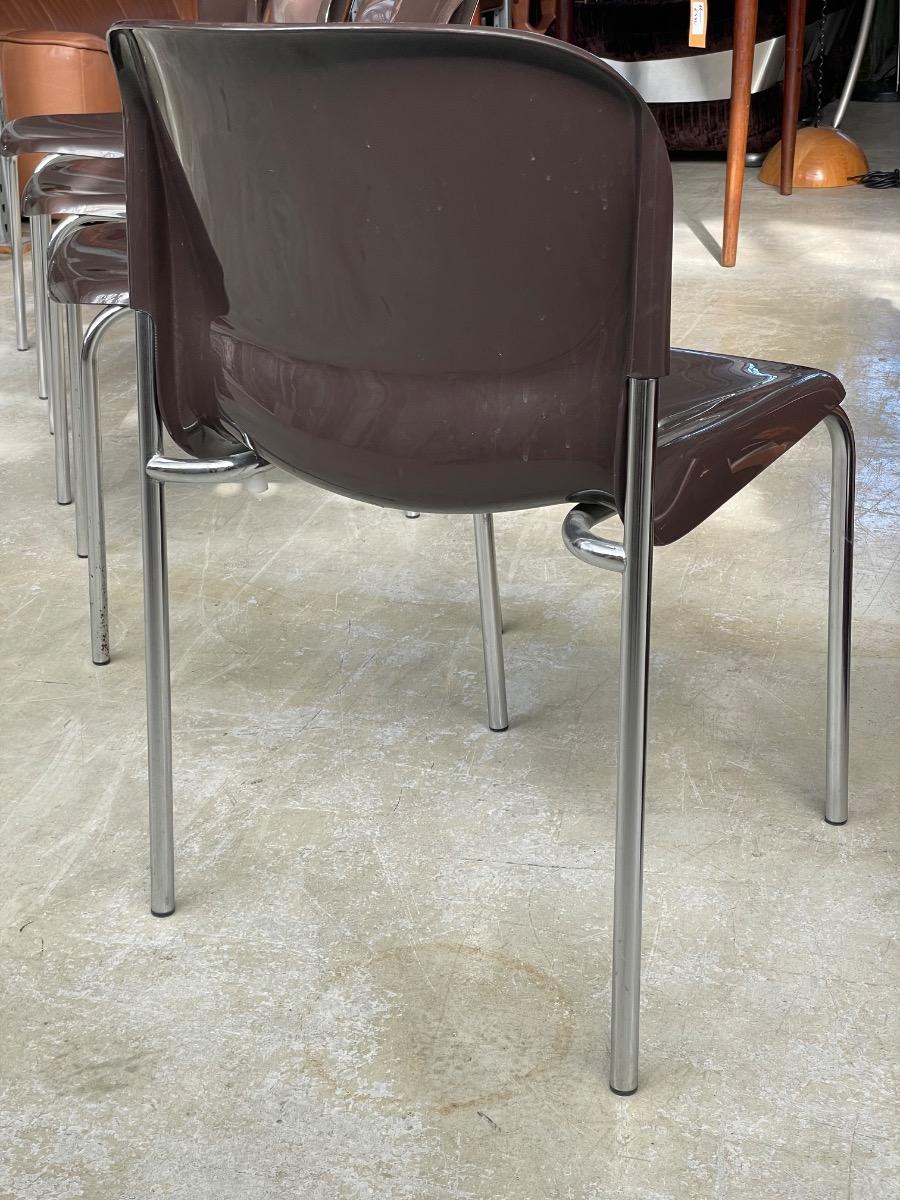 4x SM 400 Dining chairs by Gerd Lange for Drabert, 1970s