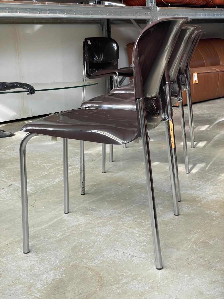 4x SM 400 Dining chairs by Gerd Lange for Drabert, 1970s