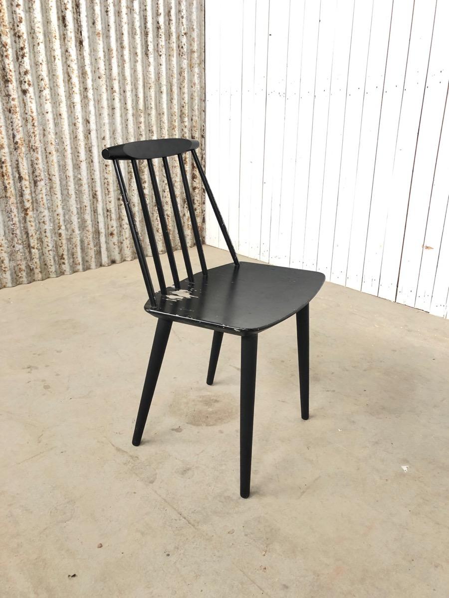 Vintage bar chair black 