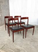 Vintage rosewood chairs Lubke design 