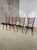4 vintage Dutch design chairs 1960s 