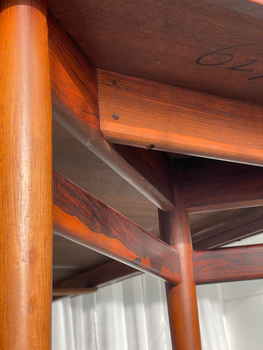 Arne Vodder long rosewood dining set 10 chairs by Sibast Møbler, Denmark 1960