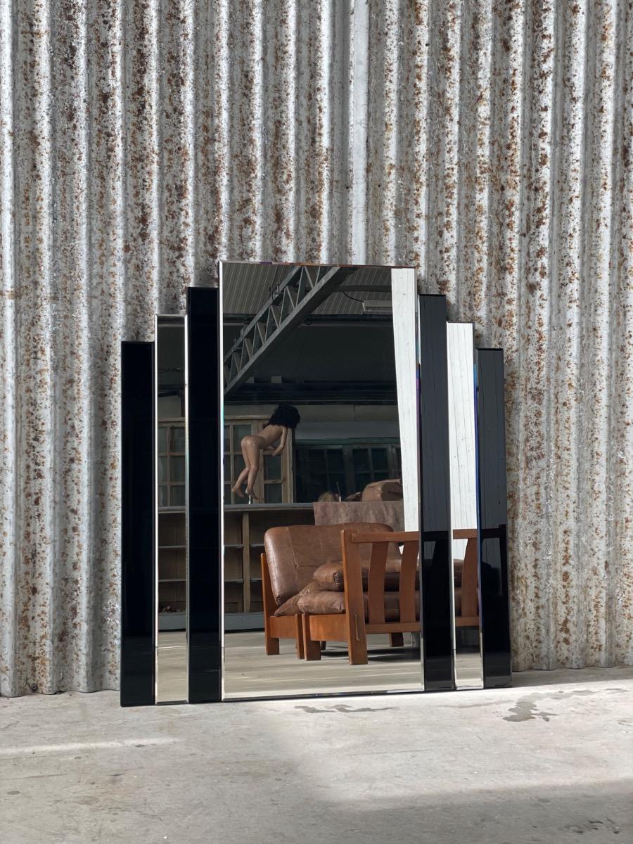Art deco design mirror 1980s