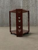 Art Deco side table Diamond Patern, 1930s
