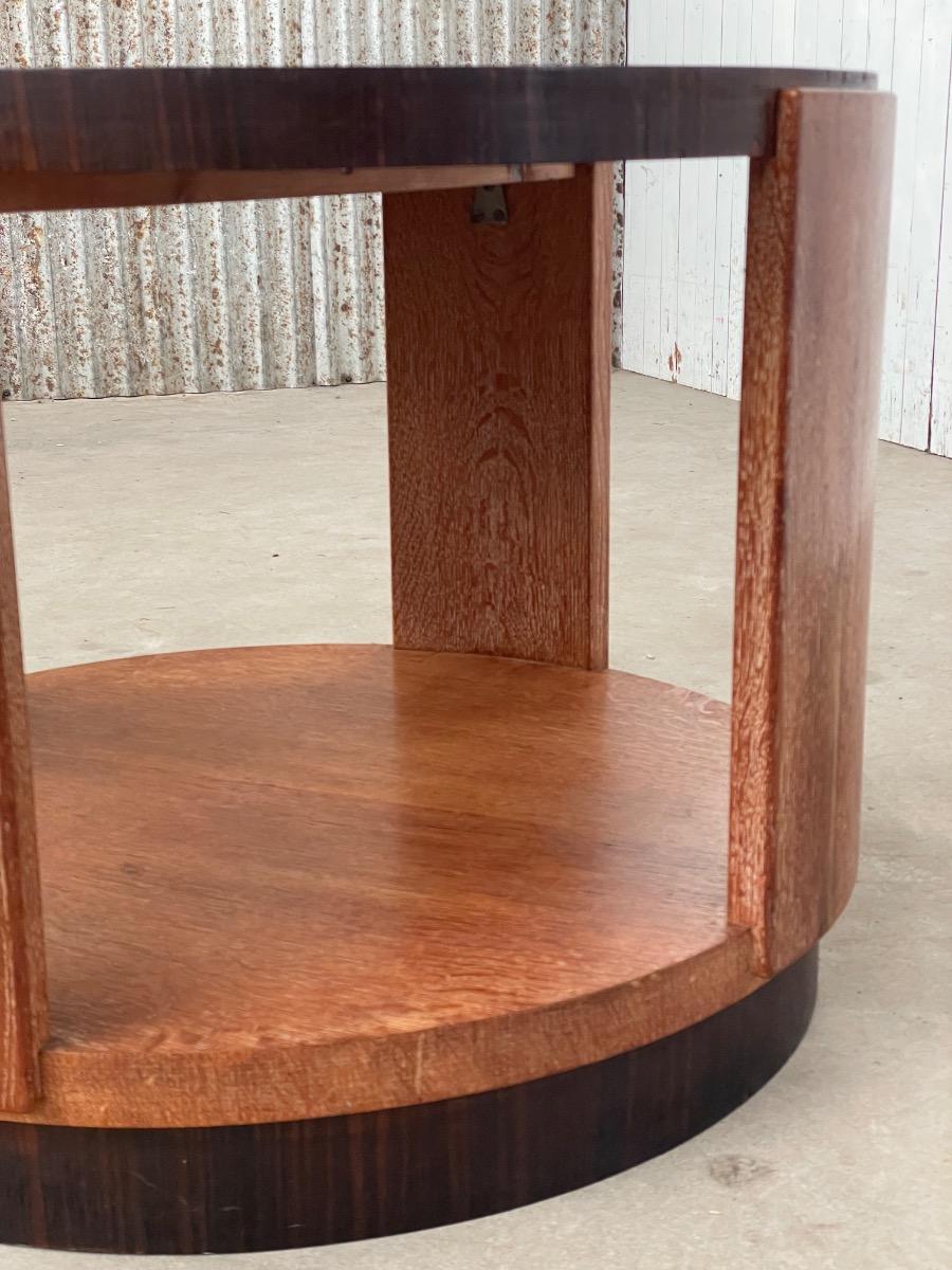 Art deco side table in wood 