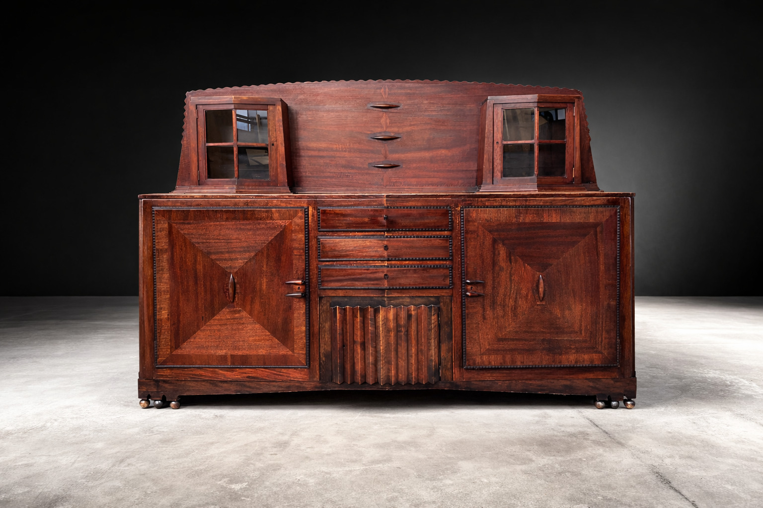 Art Deco Wall Cabinet, Netherlands 1920s