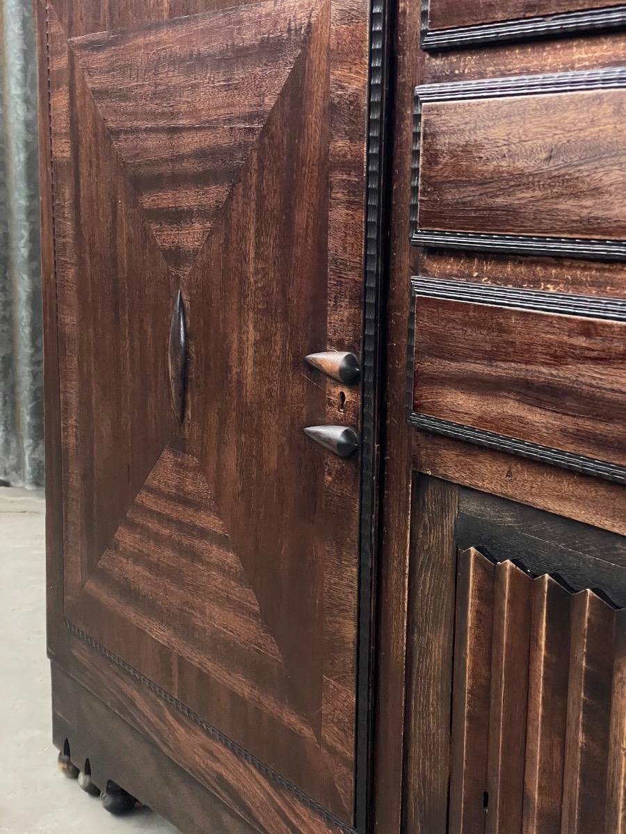 Art Deco Wall Cabinet, Netherlands 1920s