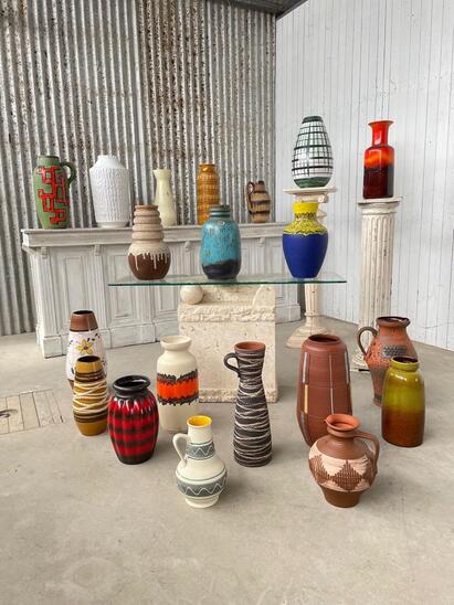 Ceramic vases west Germany 