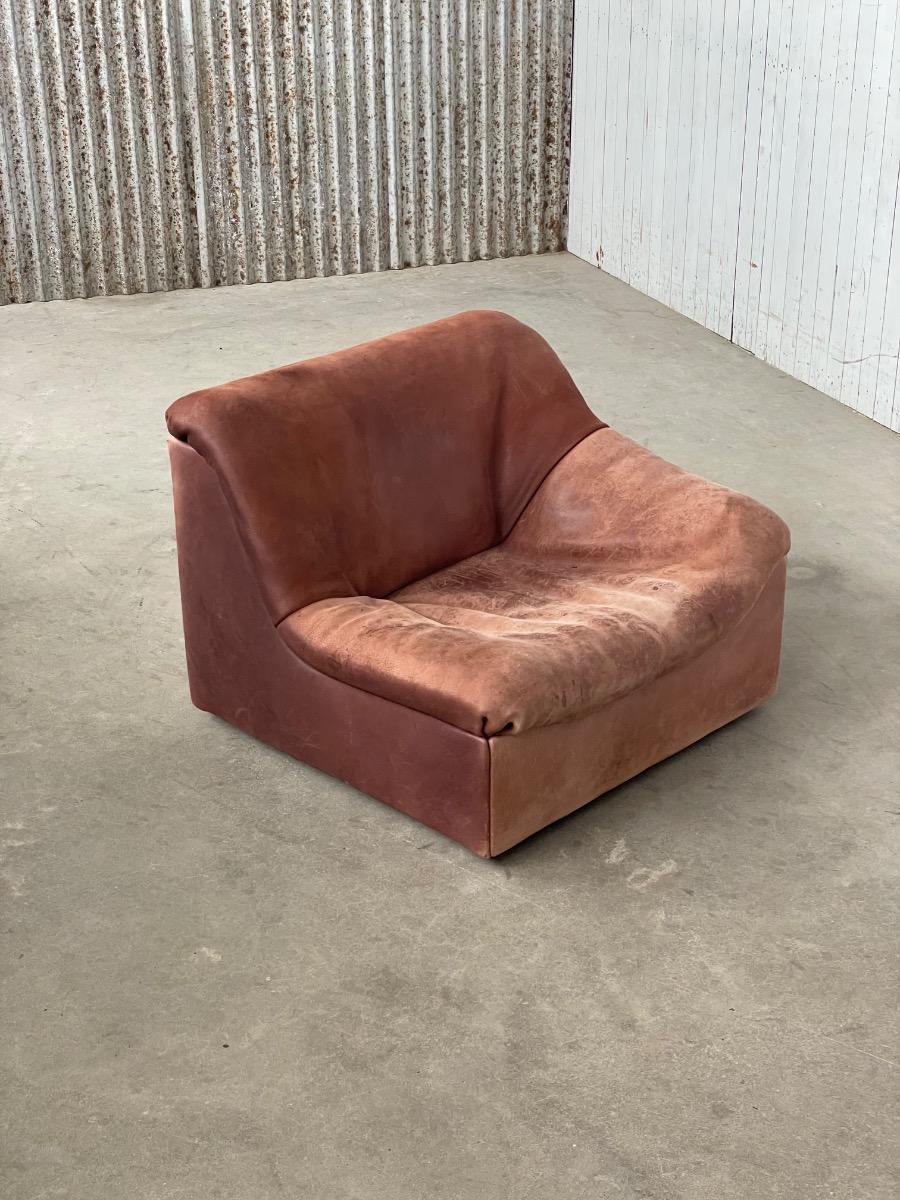 De Sede DS46 Lounge Chair – 1970s – Buffalo Leather