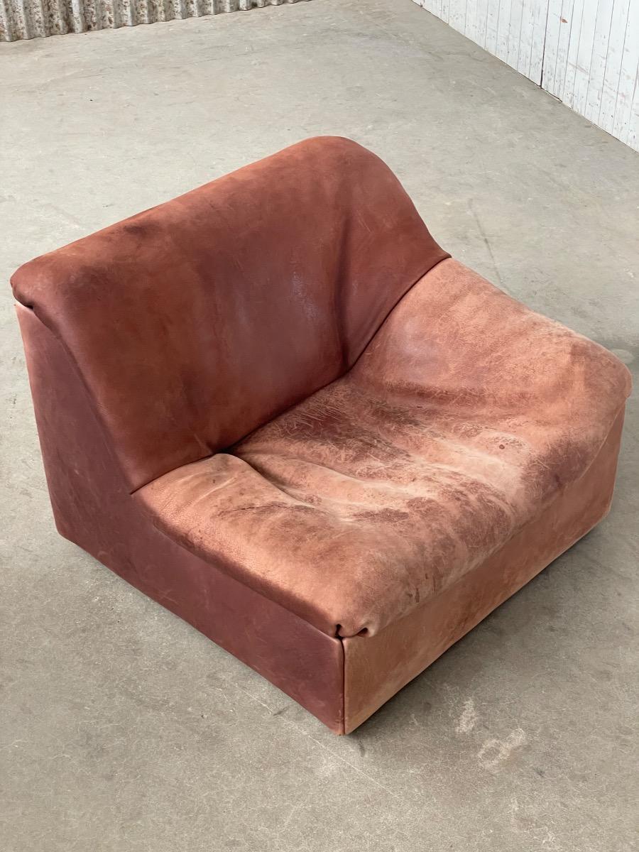 De Sede DS46 Lounge Chair – 1970s – Buffalo Leather