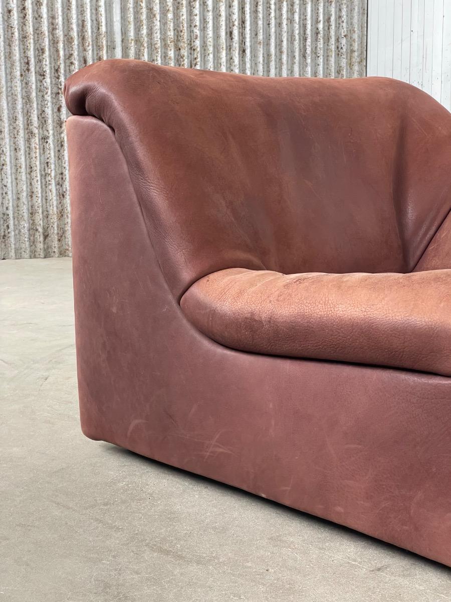 De Sede DS46 Lounge Chair – 1970s – Buffalo Leather