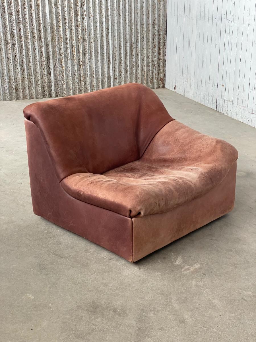De Sede DS46 Lounge Chair – 1970s – Buffalo Leather