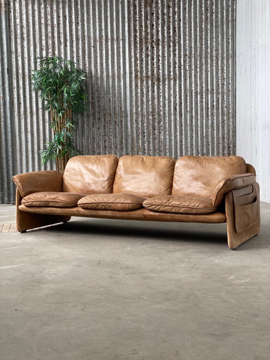 DS- 61 Sofa by De Sede design team 1970s