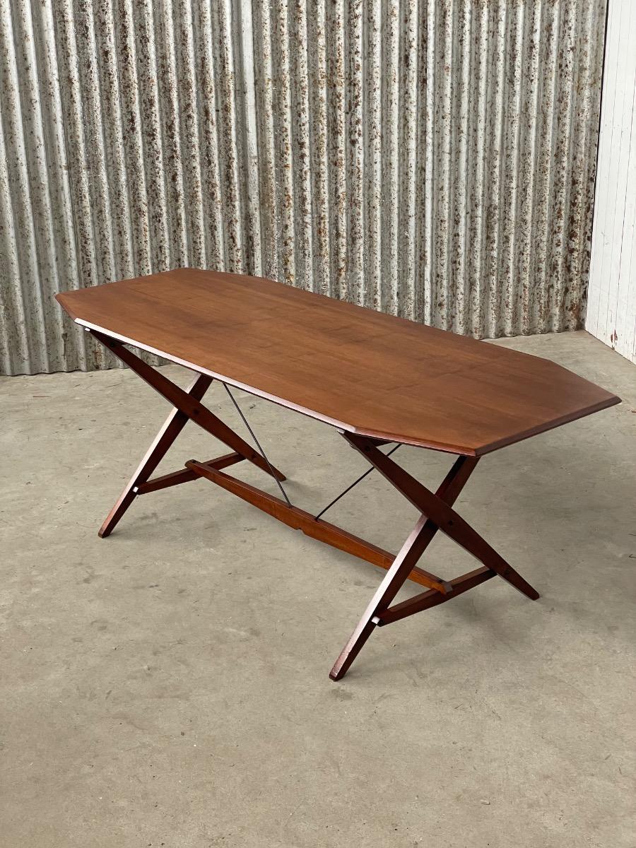 Franco Albini dining table TL2 Cavalletto Poggi, Italy 1950
