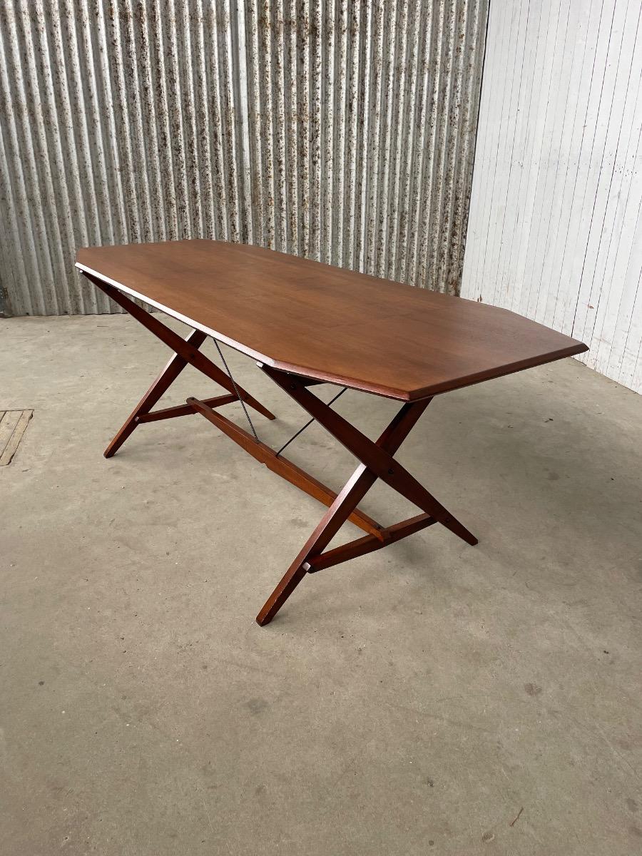 Franco Albini dining table TL2 Cavalletto Poggi, Italy 1950