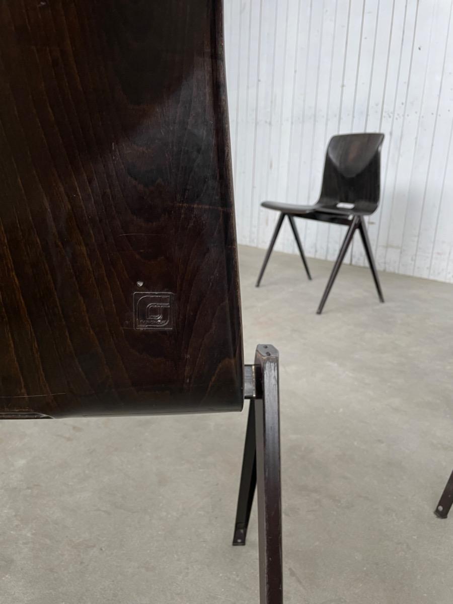 15x Galvanitas & Pagholz chairs S22 - Elmar Flototto - 1960s Germany 