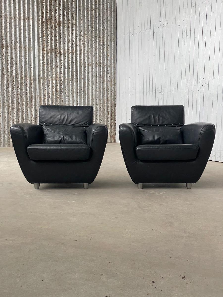 Pair loungechairs by Ligne Roset made in France