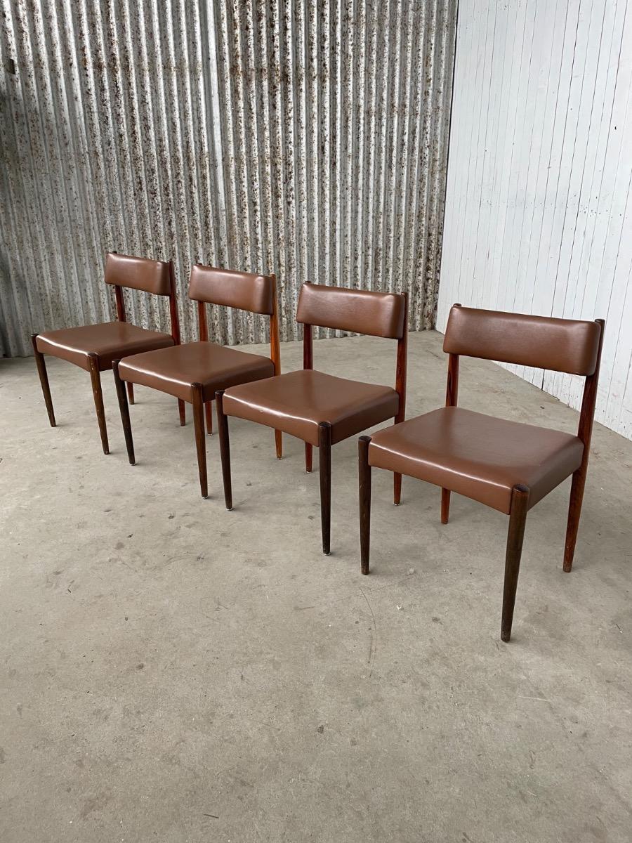 Set 4 dining chairs - Aksel Bender Madsen - 1960s Dutch design - Bovenkamp 