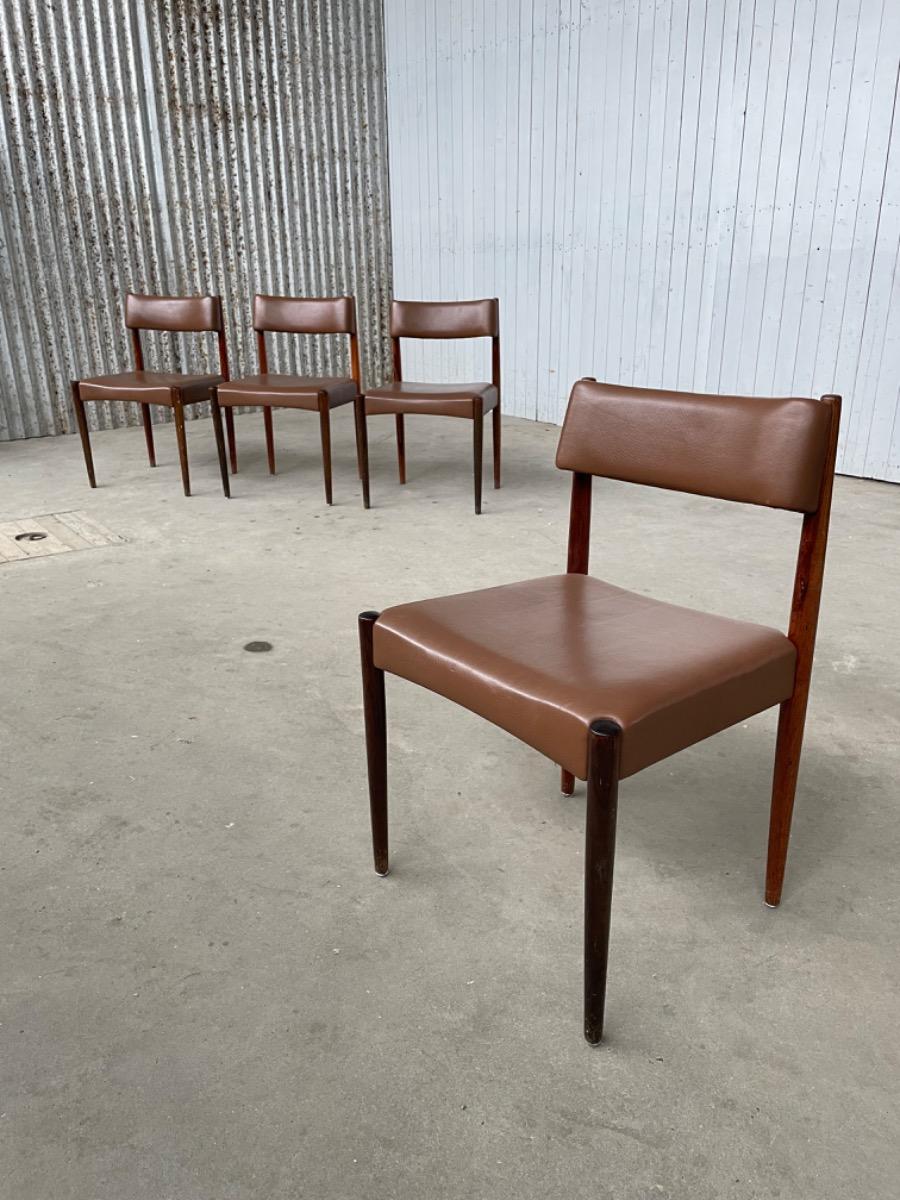 Set 4 dining chairs - Aksel Bender Madsen - 1960s Dutch design - Bovenkamp 