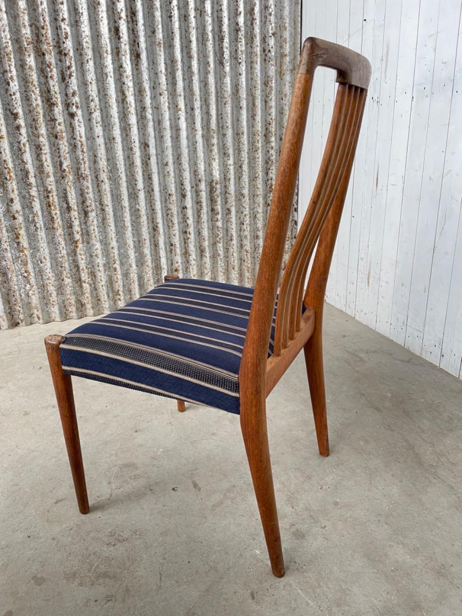 Set (4) teakwood dining chairs - England - 1960