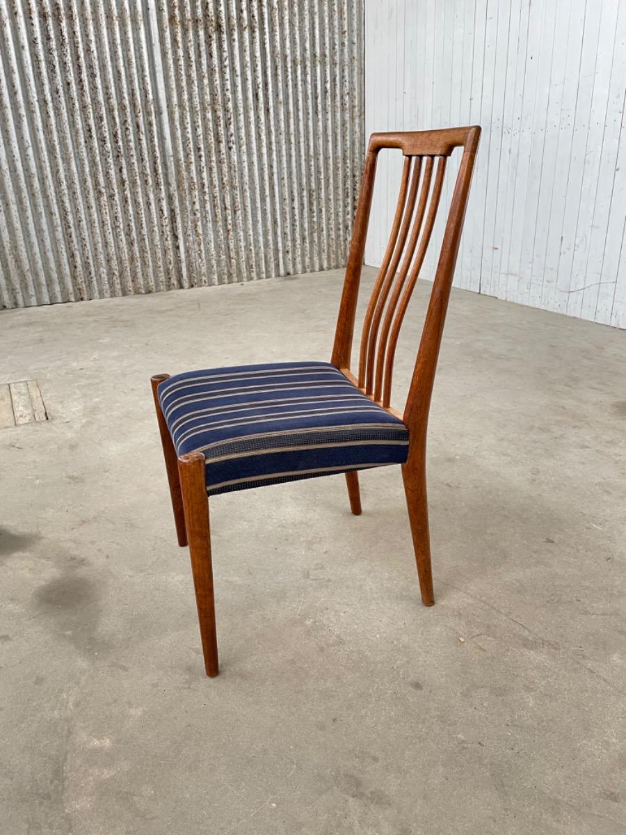 Set (4) teakwood dining chairs - England - 1960