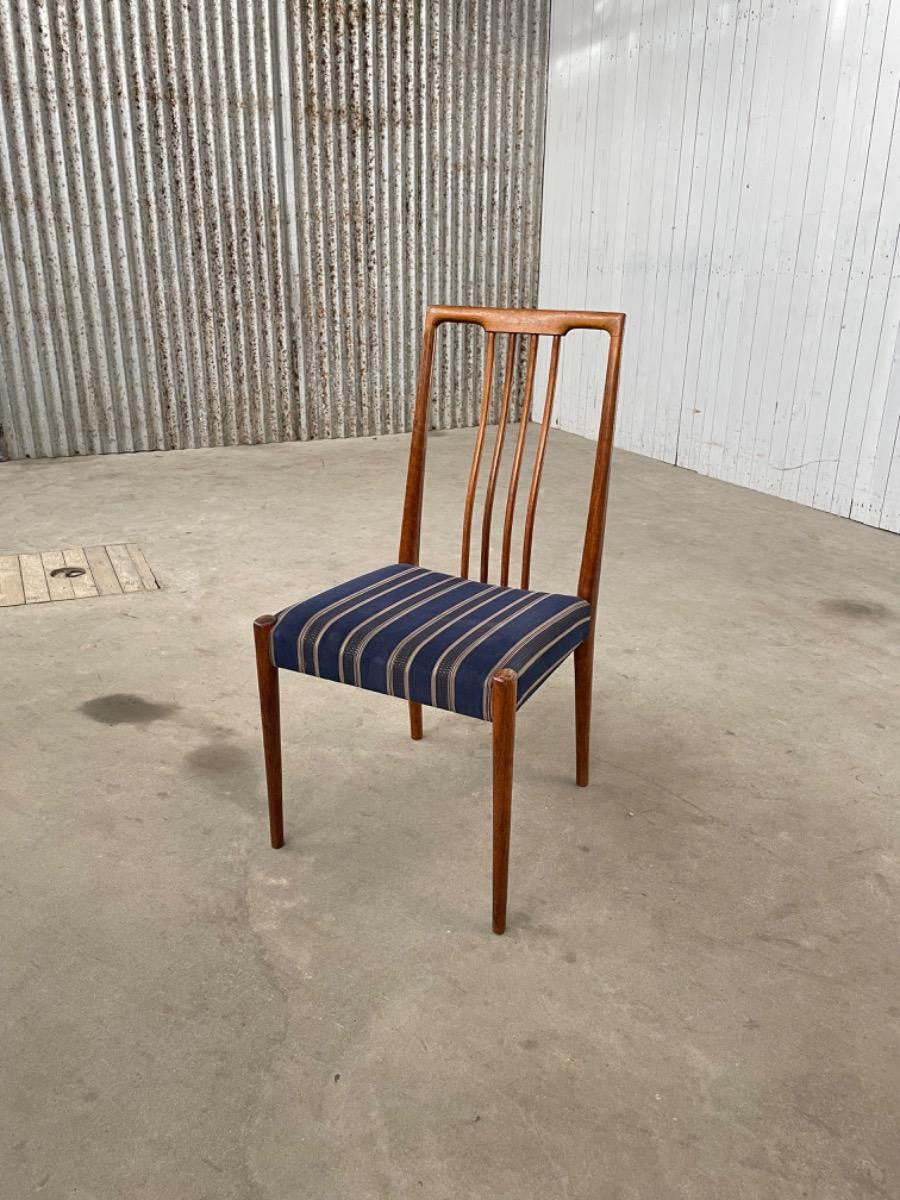 Set (4) teakwood dining chairs - England - 1960