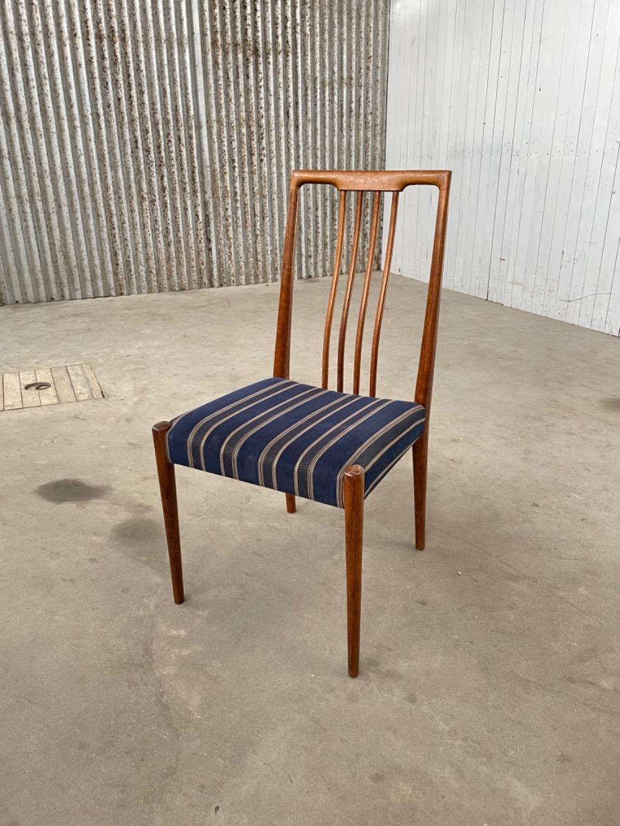 Set (4) teakwood dining chairs - England - 1960