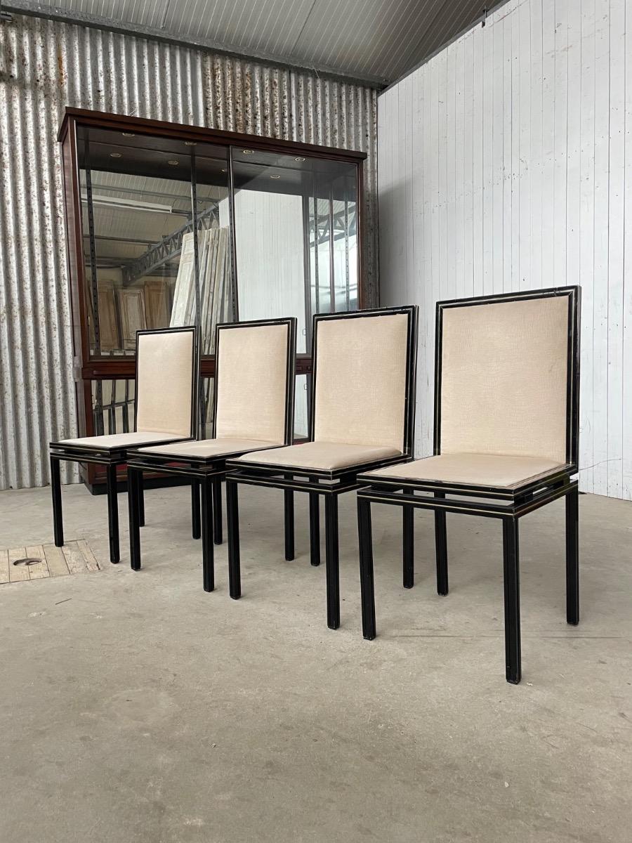 Set dining chairs Pierre Vandel Paris, France 1970s