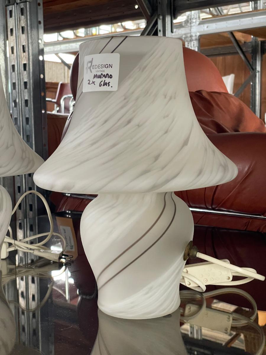 Set murano glass design lamps italie 