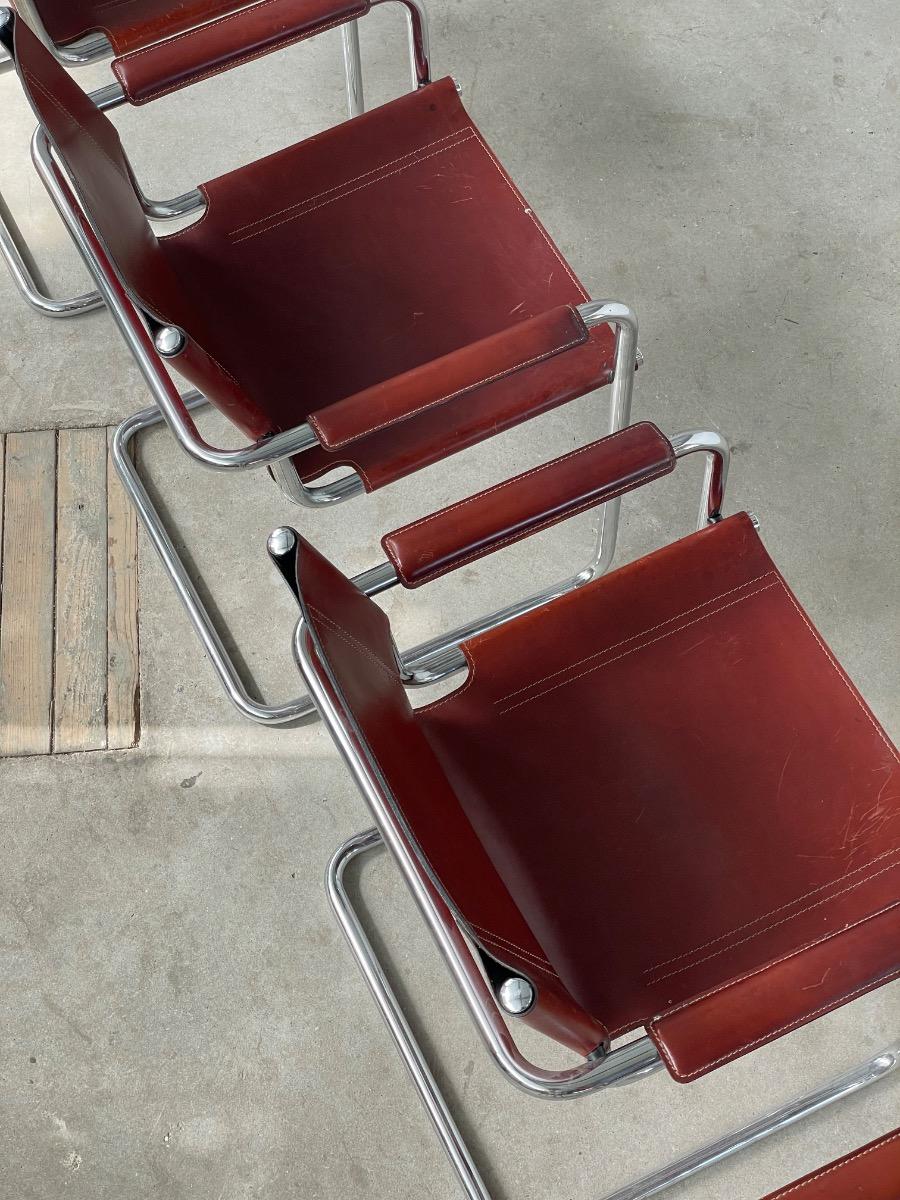 Set of 6 Matteo Grassi MG5 dining chairs 1960s 