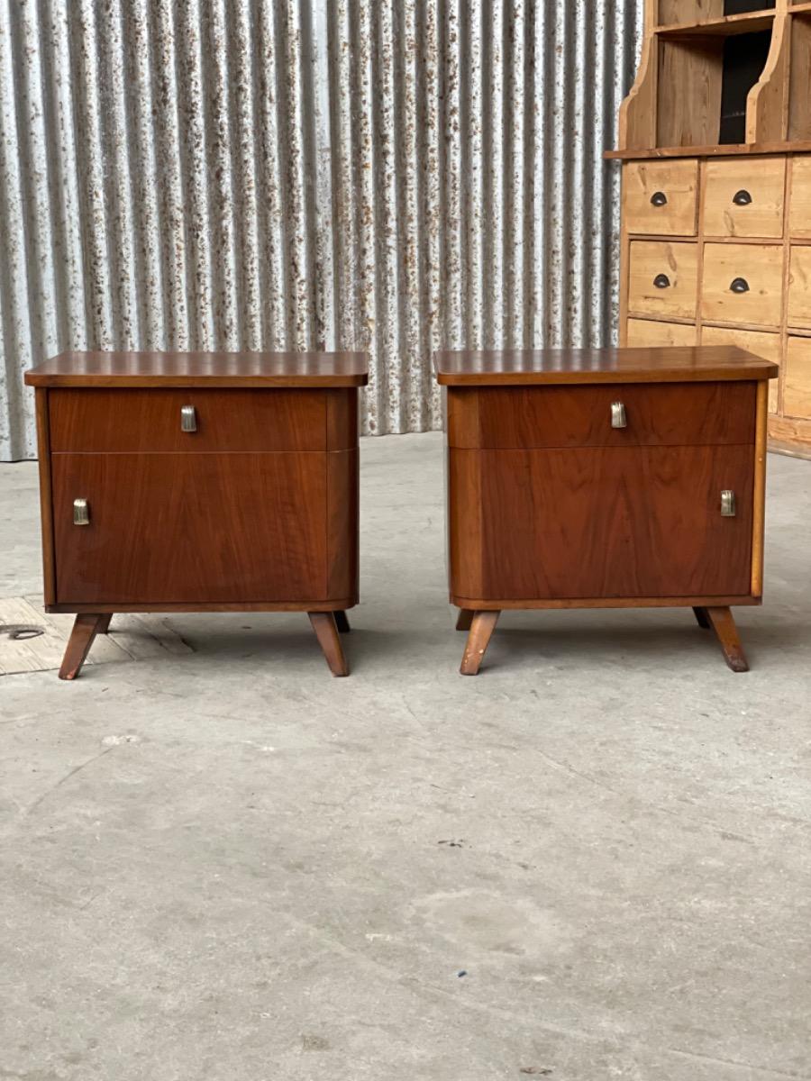 Set vintage nightstands 1960