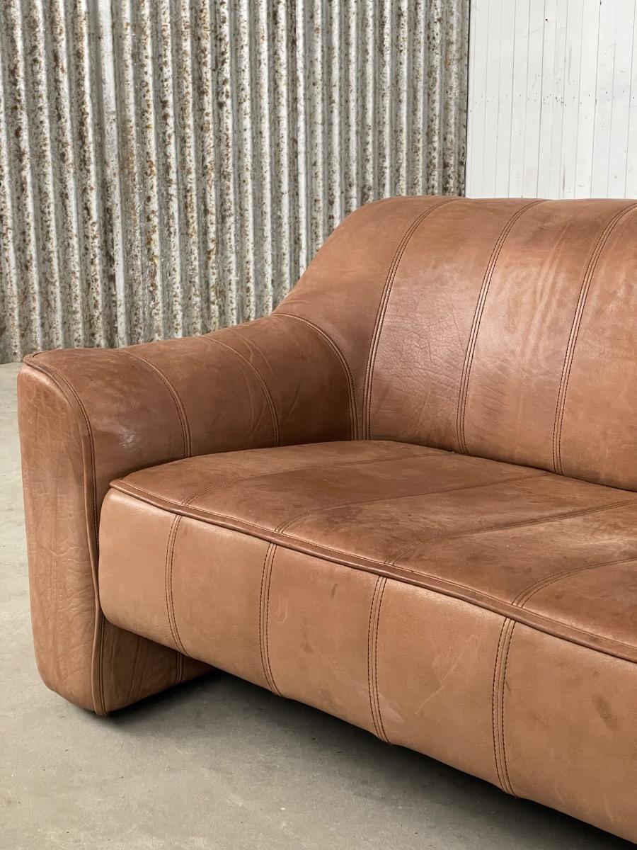 Vintage 3-seat sofa DS-44 De Sede Switzerland, 1970s