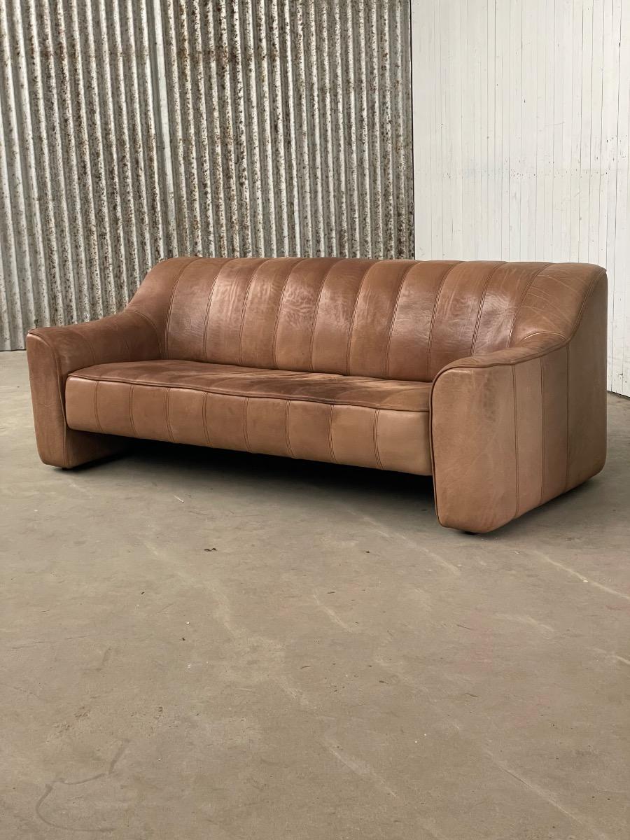 Vintage 3-seat sofa DS-44 De Sede Switzerland, 1970s