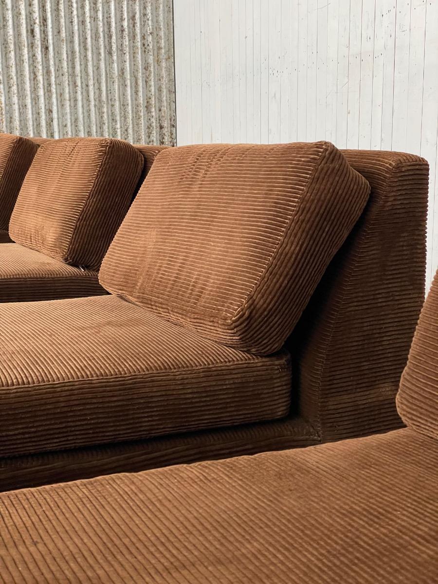 Vintage 5-way modular sofa space age 1970s